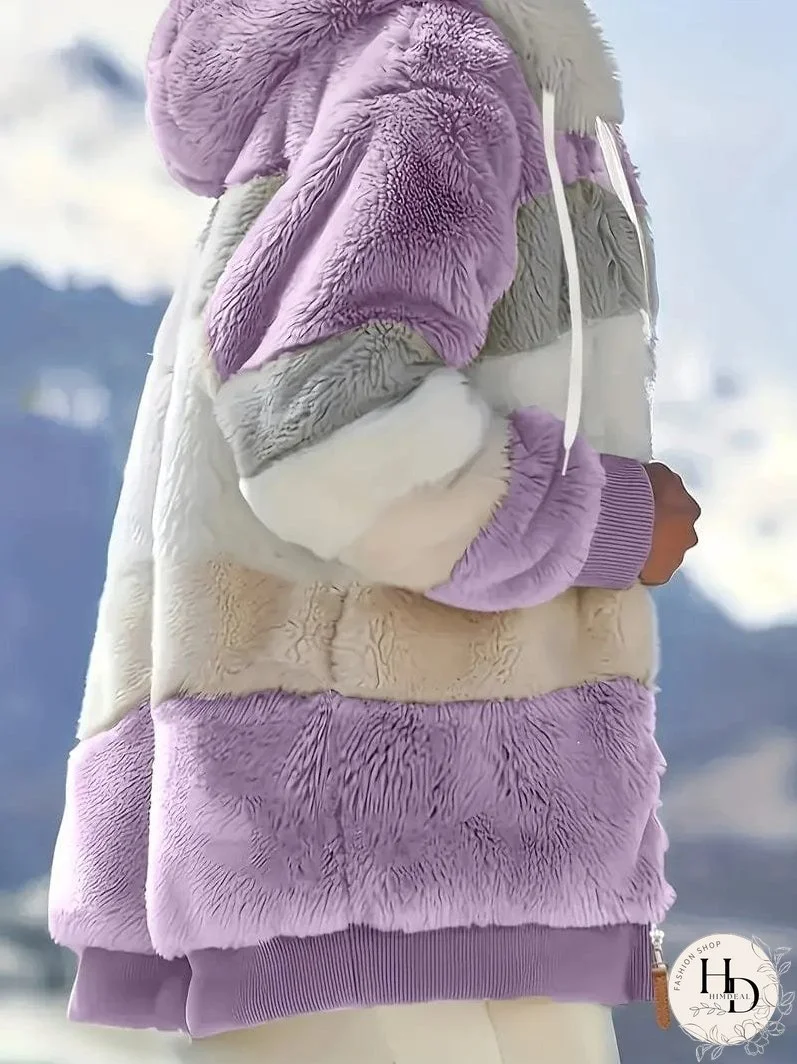 Trendy Tie-Dye Hooded Jacket