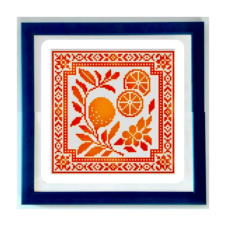 Orange Zest Cross stitch Chart