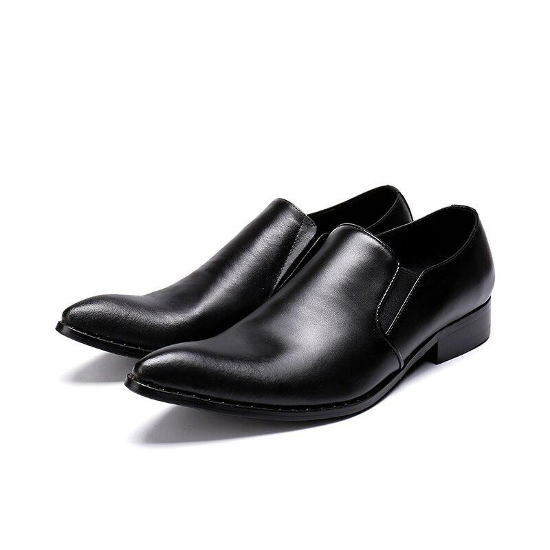 GOOSHOE Zapatilla Hombre Red Shoes For Men Patent Leather Flats Causal Loafers Shoes Male