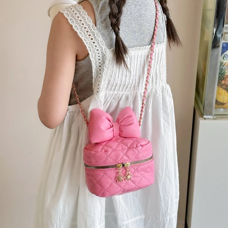 Women’s Medium Pu Leather Solid Color Classic Style Streetwear Square Zipper Crossbody Bag