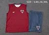 2025/2026 S&atilde;o Paulo Pre-Match Training Red Vest+Shorts Football1:1 Thai Quality