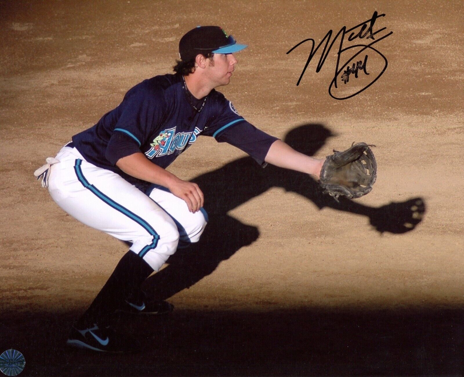 Matt Mangini Everett Aquasox Mariners Autographed Signed 8x10 Photo Poster painting CFS COA