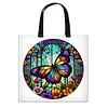 Butterfly - 11CT DIY Stamped Cross Stitch Shopping Bag 40*40cm/15.75*15.75in