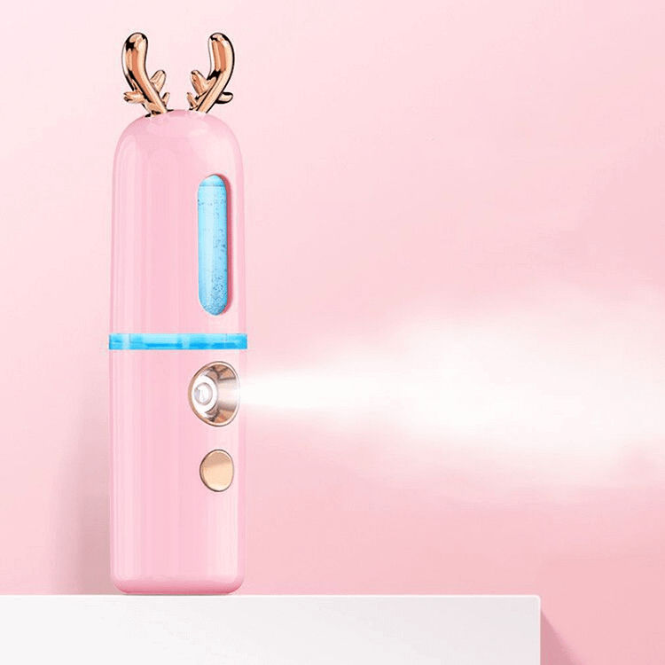 pornhint Pornhint Nano Hydrating Instrument Spraying Machine Negative Ion Nano Steaming Face Moisturizing Cute Fawn Bunny