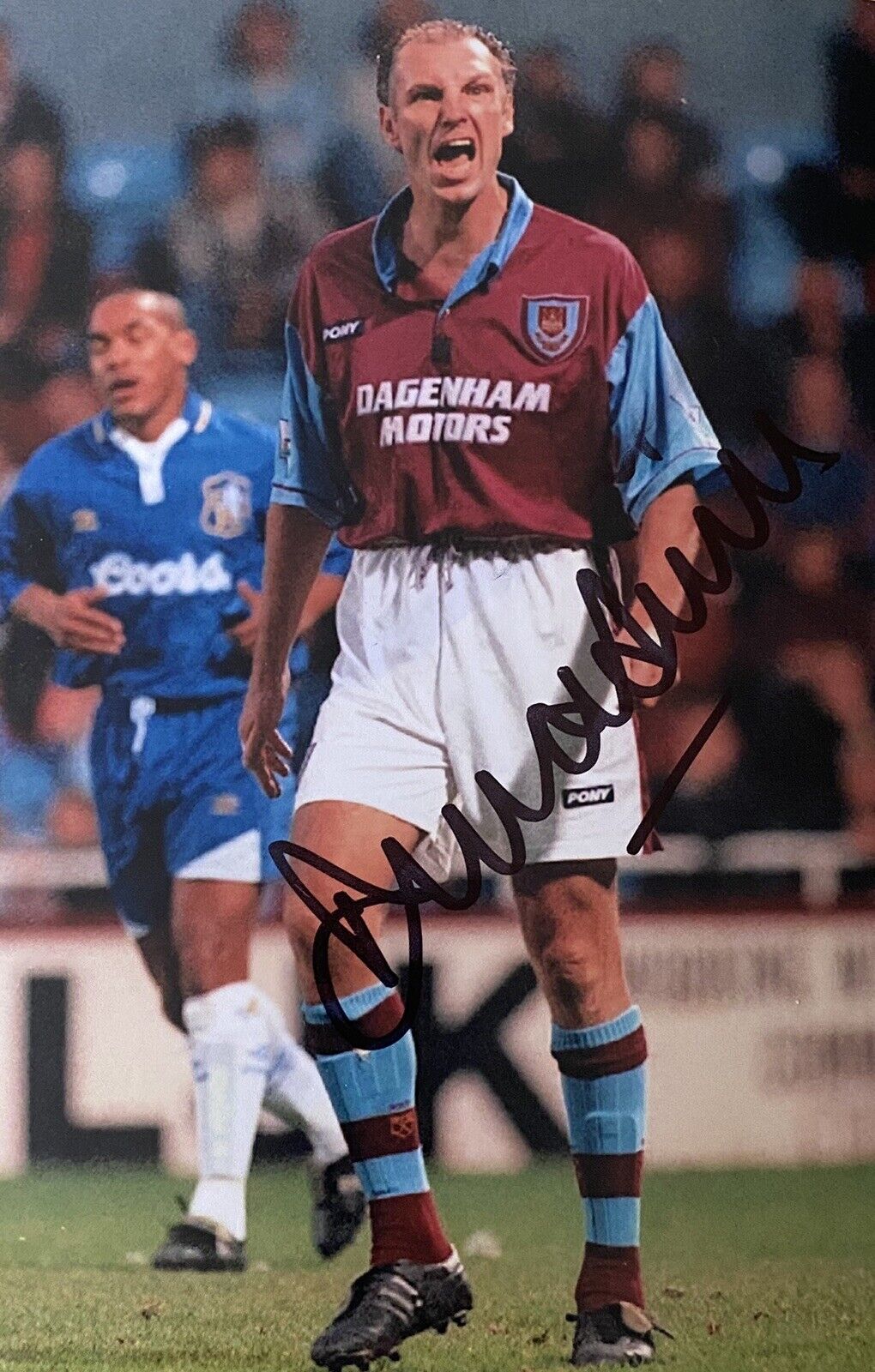 Alvin Martin Genuine Hand Signed West Ham United 6X4 Photo Poster painting 5