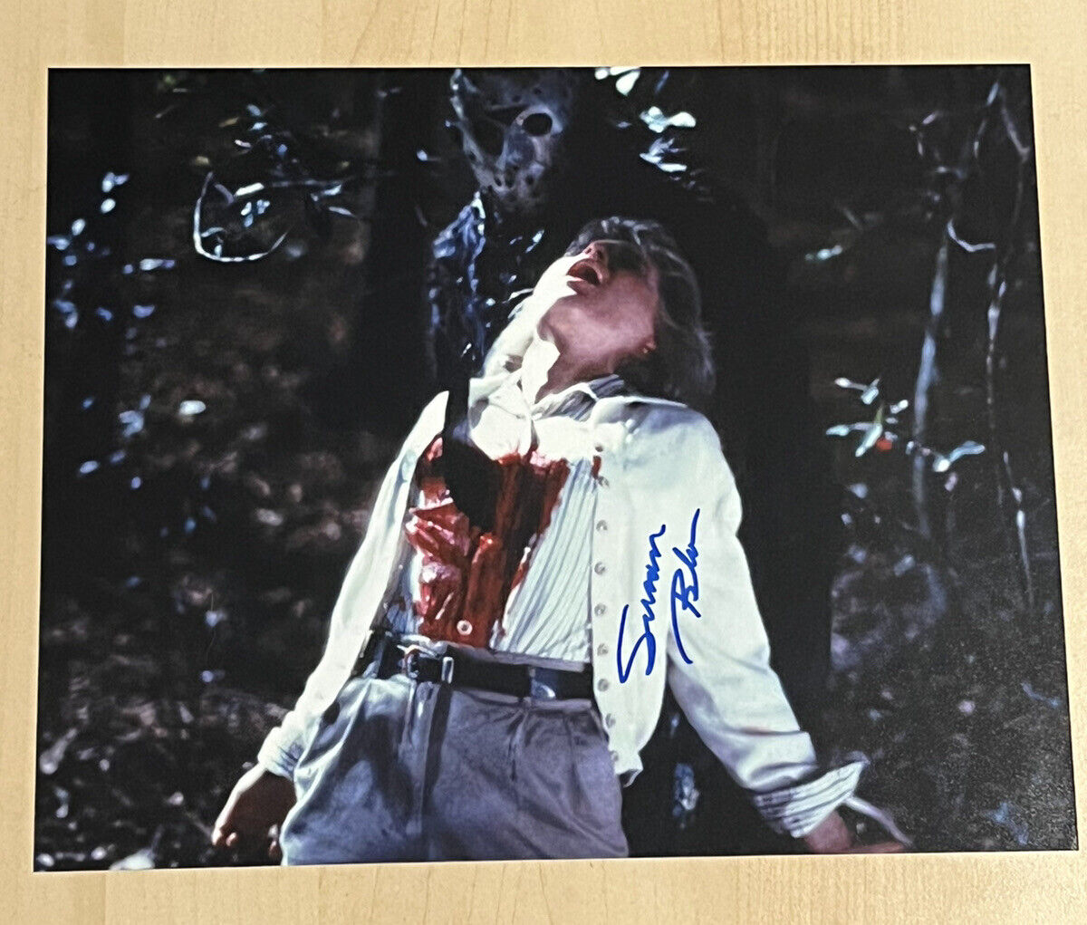 SUSAN BLU HAND SIGNED 8x10 Photo Poster painting ACTRESS AUTOGRAPHED FRIDAY THE 13th COA