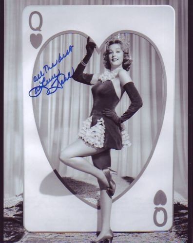 ARLENE DAHL signed autographed QUEEN OF HEARTS 8x10 Photo Poster painting