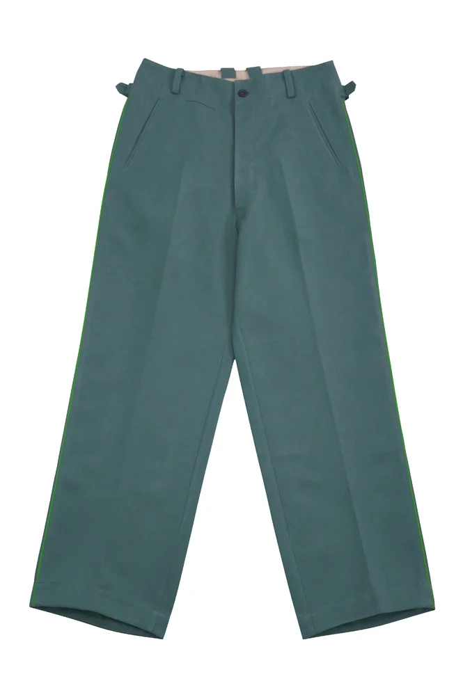   Polizei German Officer Gabardine Trousers With pipe German-Uniform