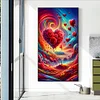 Diamond Painting-DIY Full Round Drill Color Love Flower(70*40 CM)