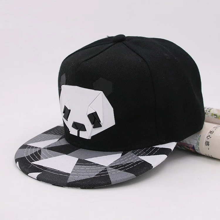 Summer New Cartoon panda Adjustable Baseball Caps Snapback Hats For youth Men Women Fashion animal Cap Hip Hop Sun Bone Hat