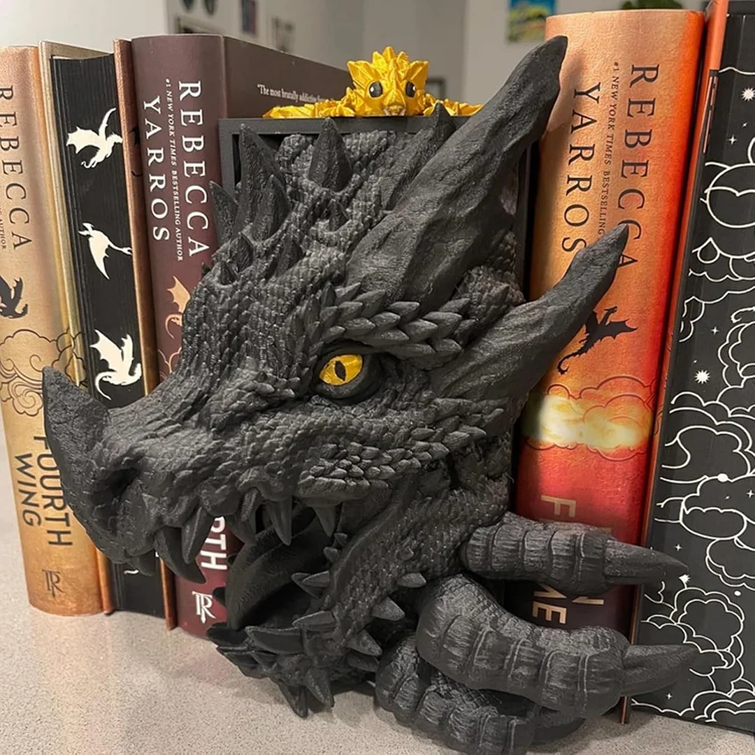 Gothic Dragon Bookends 