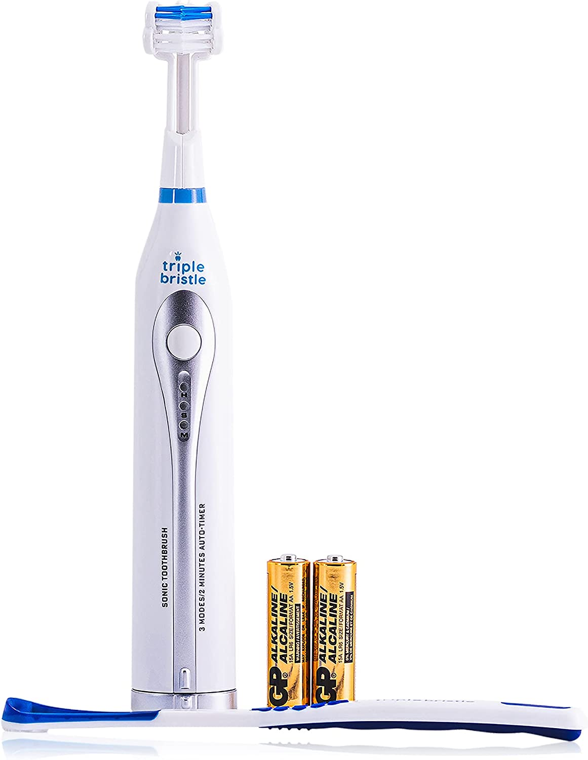 Triple Bristle GO Sonic Toothbrush for Travel