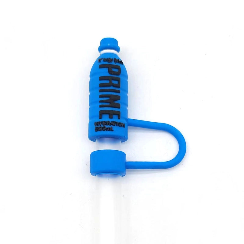 Cute Beverage Bottle PVC Straw Decorative Cap 1 Piece