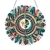 Diamond Painting Mandala Hanging Clock Pendant Kit for Decoration