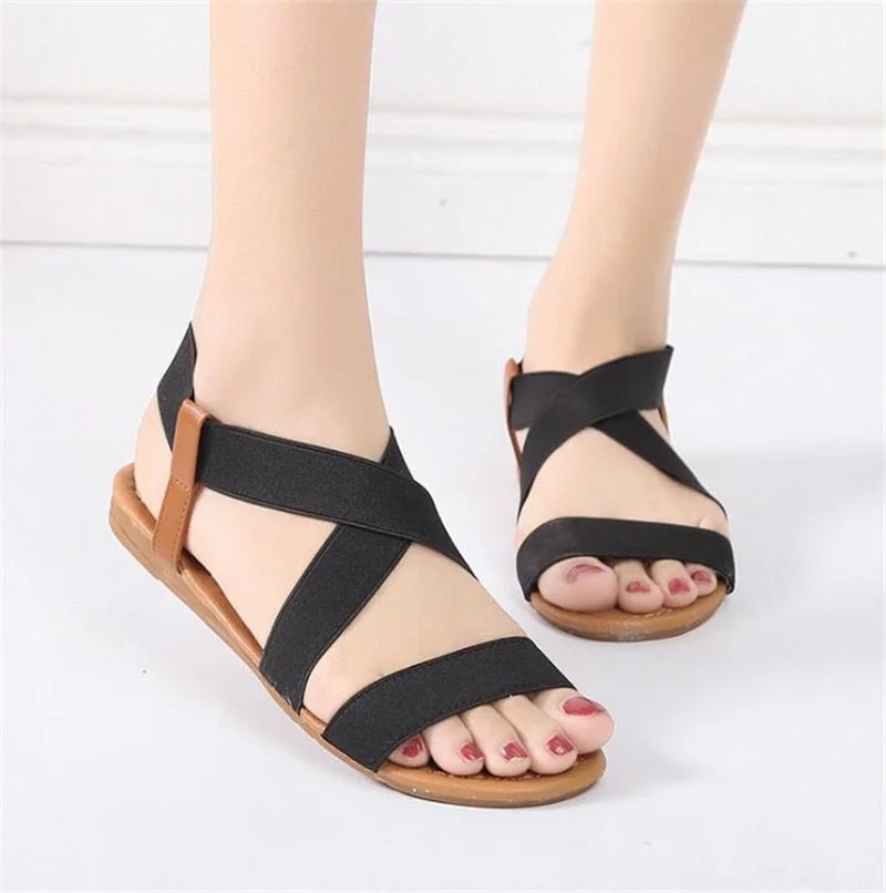 Women Sandals  Breathable Comfort Shopping Ladies Walking Shoes Wedge Heels Summer Platform Sandal Shoes Mujer Plus size 45