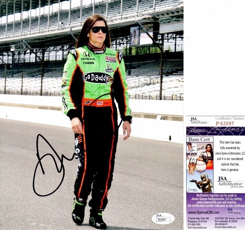 Danica Patrick Signed Nascar 8x10 inch Photo Poster painting - JSA Certificate of Authenticity