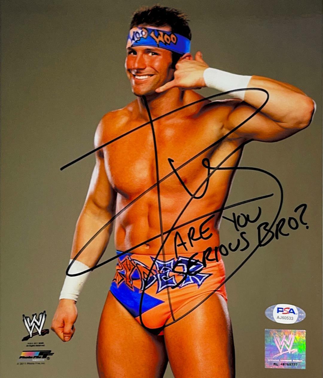 WWE ZACK RYDER HAND SIGNED AUTOGRAPHED 8X10 Photo Poster painting WITH PROOF AND PSA DNA COA 4