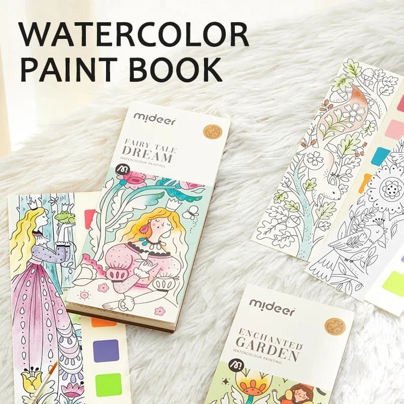 (🎅EARLY CHRISTMAS SALE-49% OFF) Pocket Watercolor Painting Book ⚡ BUY 2 FREE SHIPPING