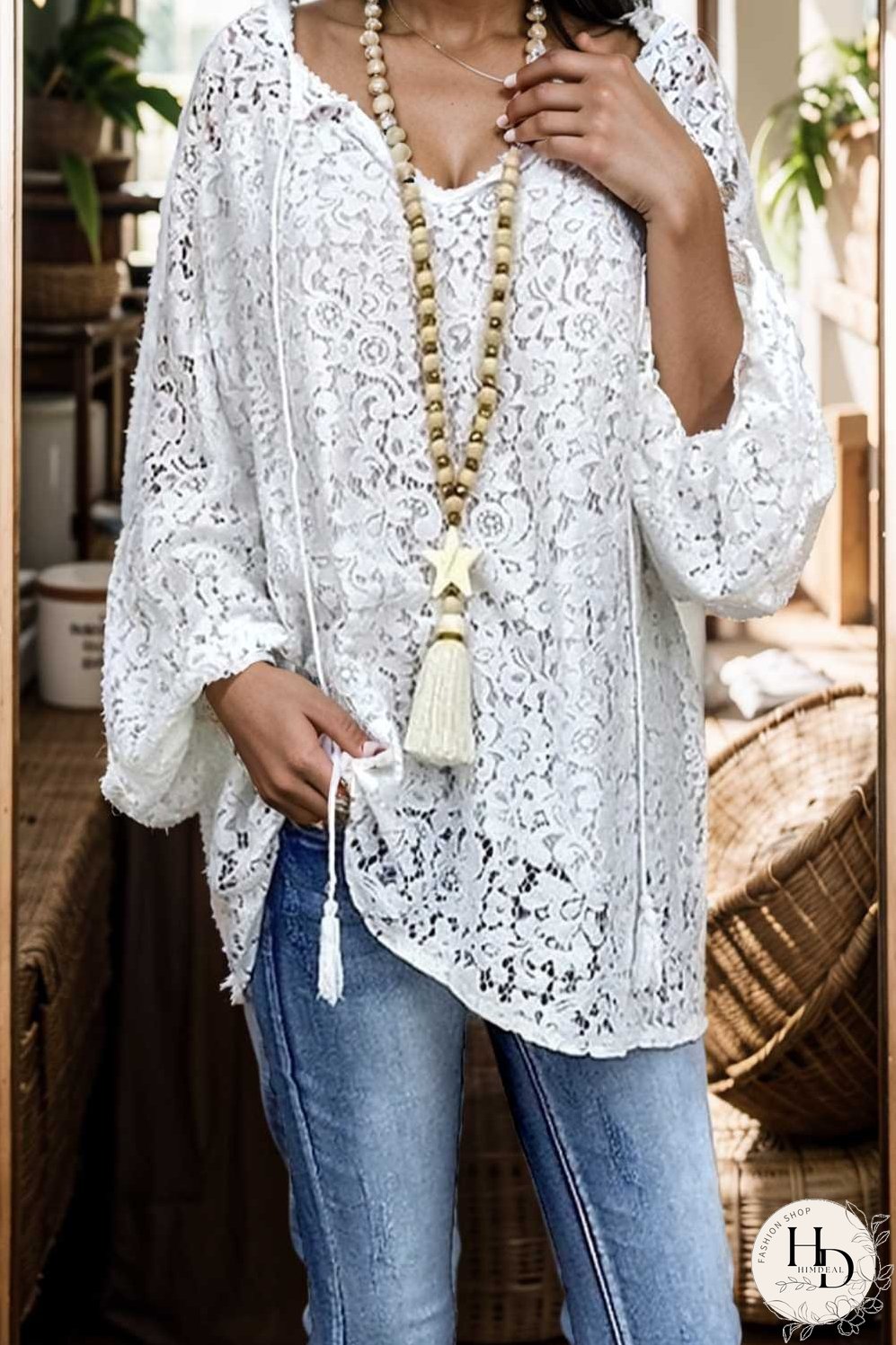 women s blouse white floral lace long sleeve daily vacation streetwear elegant casual v neck plus size l