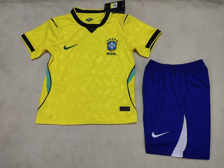 2026-27 Brazil Home Jersey - Adult and Children's Set