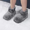 USB Heater Foot Shoes Winter Warm Snow Boots Electric Heated Shoes for Women Men