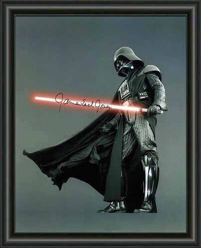 STAR WARS - Darth Vader - James Earl Jones A4 SIGNED Photo Poster painting POSTER