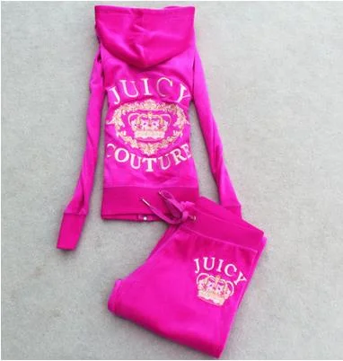 Toloer Toloer Piece Casual Velet Tracksuit Women's Sets Hooded Long Sleeve Women Zipper Suit Spring Fall Letter Pattern Sport Pants 1215-1-Outfit Ideas