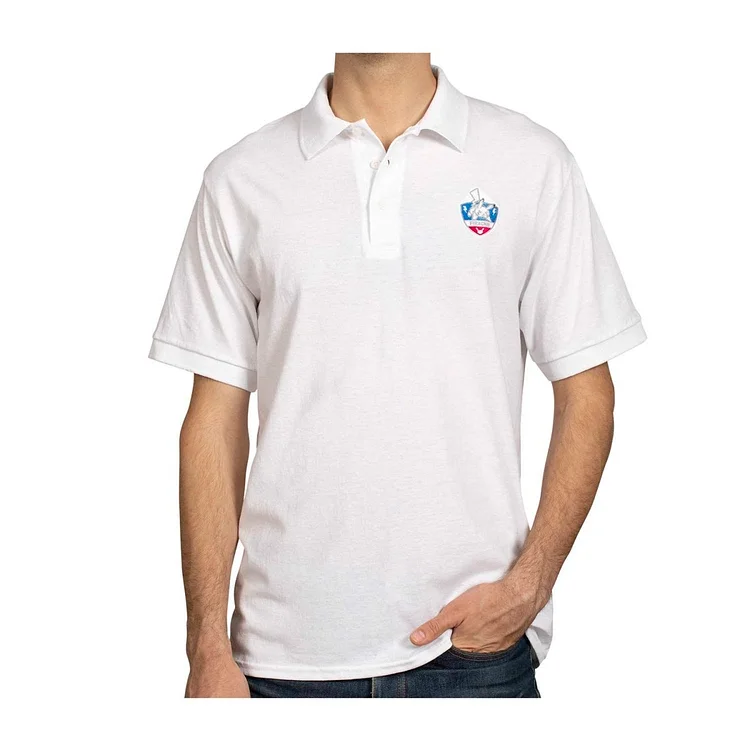 Pikachu Pokémon Sports White Polo Shirt - Adult