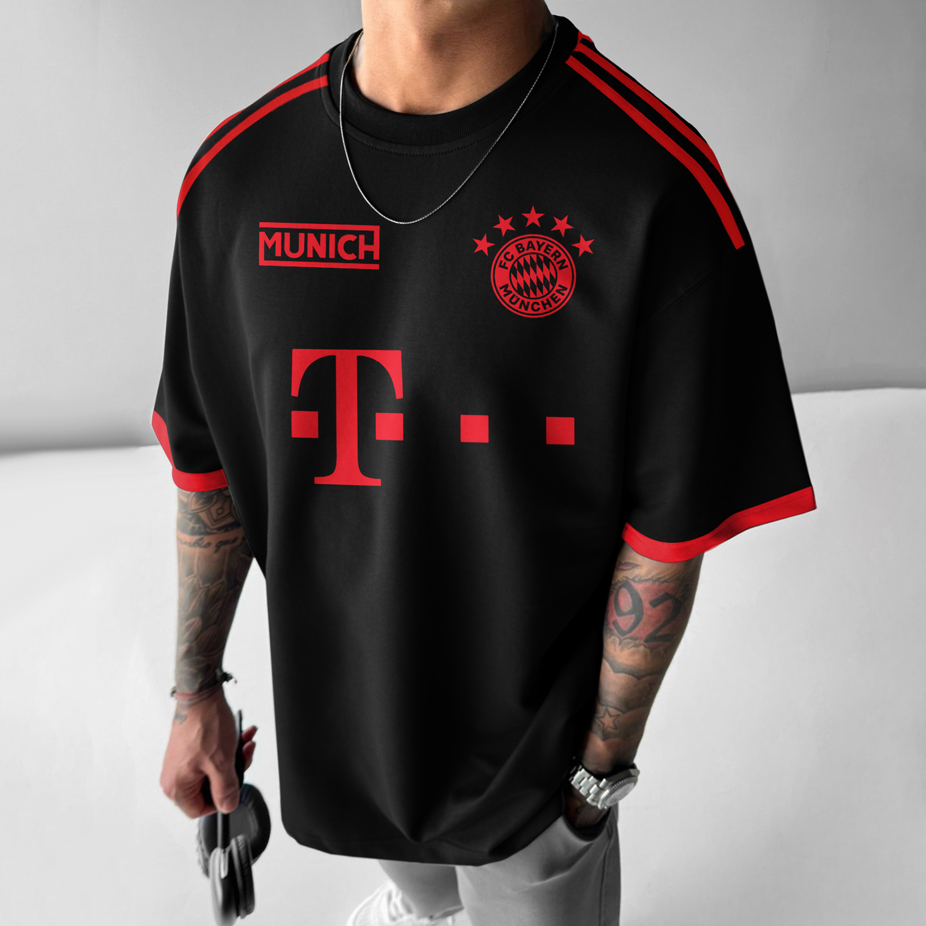 Football Print Jersey Tee