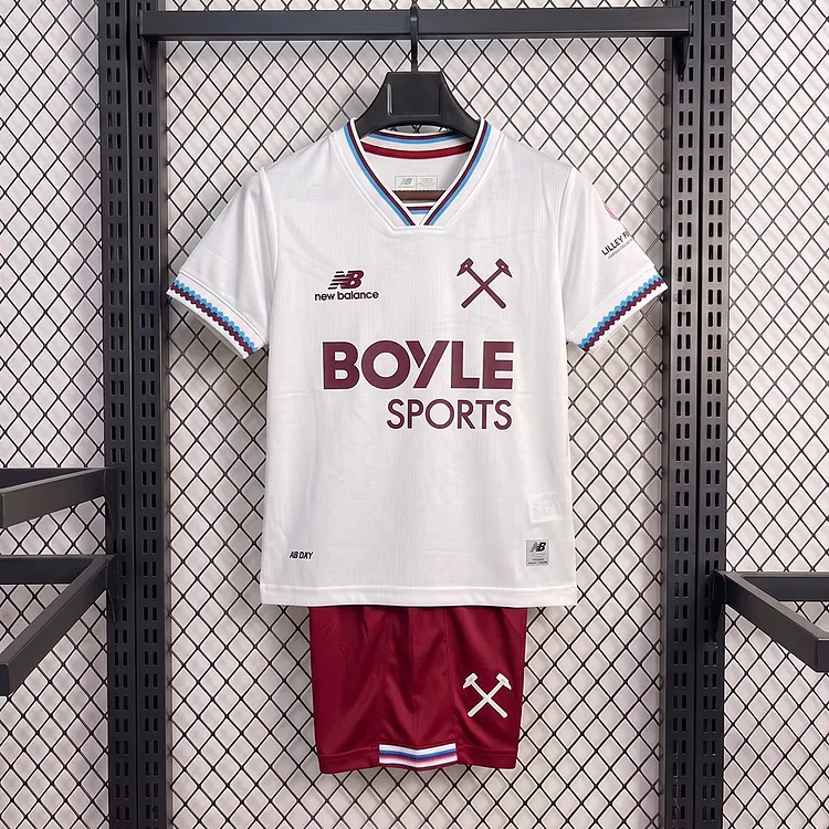Kids West Ham United 26/27 Away Jersey 1:1 Thai Quality