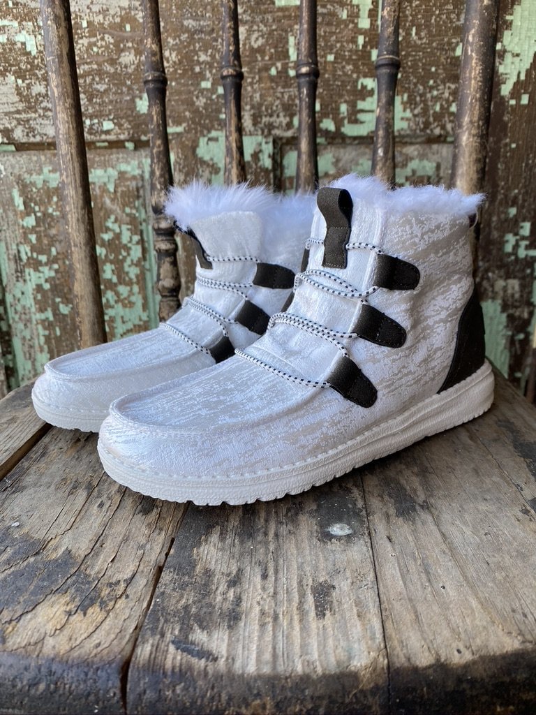 women's hey dudes fur lined