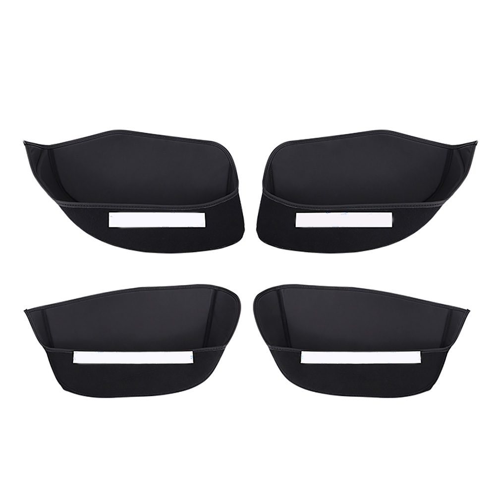 

4pcs Car Door Cup Leather Mat Gate Slot Pad Auto Interior for Tesla Model Y, 501 Original