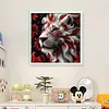 Lion-11CT Stamped Cross Stitch 40*40cm