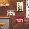 3PCS bi&egrave;re - Panneaux en &eacute;tain m&eacute;tallique(20*30cm/30*40cm) - Bi&egrave;re