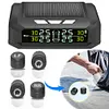 Solar/USB Charging TPMS Tire Pressure Monitoring System with 4 External Sensors