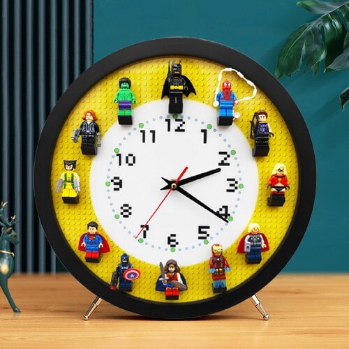 50% OFF TODAY! Wall Clock Including 12 Superheroes