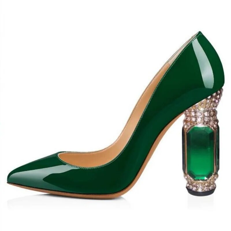 TAAFO Women's High Heels Pointed Toe Pumps Lady Shoes Show Banquet Shoes