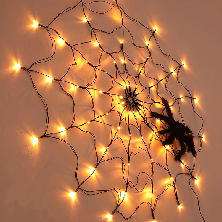 Halloween Spider Web Lights
