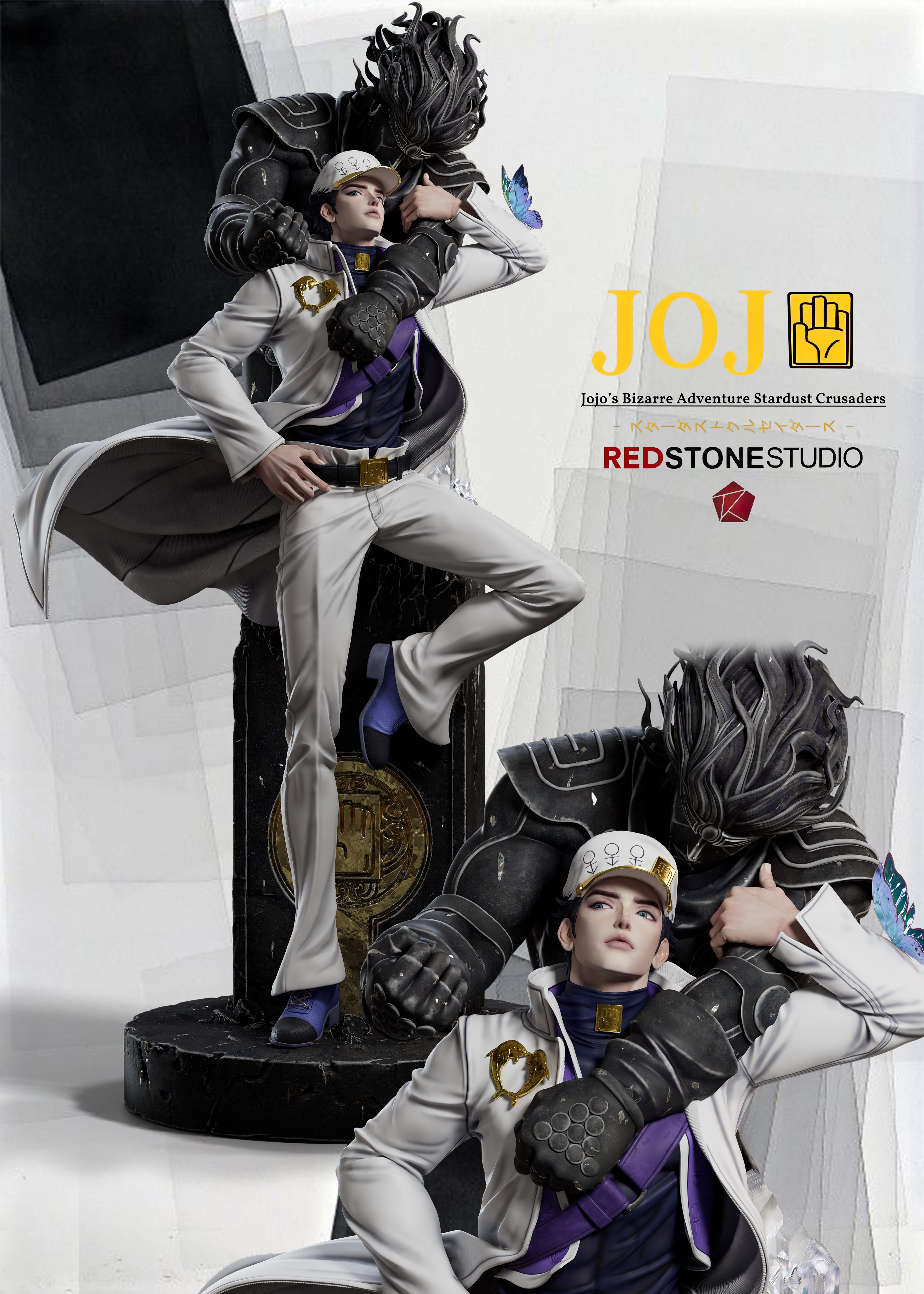 PRE-ORDER Red Stone Studio - JoJo's Bizarre Adventure - Kujo Jotaro 1/6 Statue(GK) (Adult 18+)-