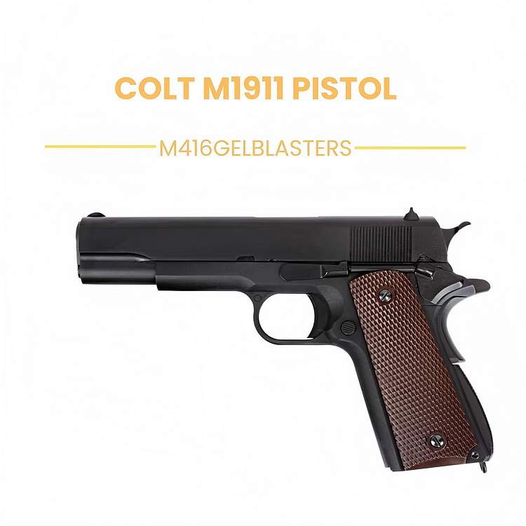 Colt M1911 Toy Pistol with Throwable Bullets