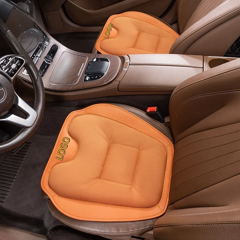 New 2025 car seat cushion summer ice silk cool pad nappa anti-fouling leather high-end seat cushion ventilation and breathable four seasons