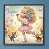 Rainbow Girl - Crystal Rhinestone Diamond Painting