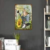 Garden Herb Flowers - Metal Tin Signs(12*16Inch) - Animal