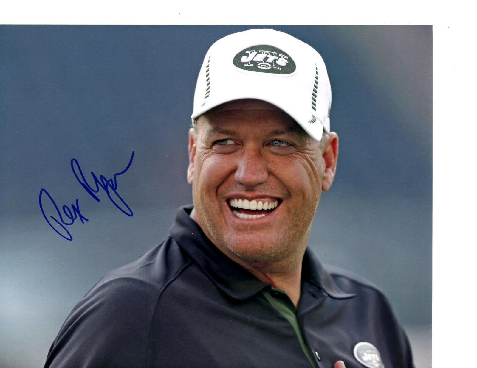 Rex Ryan hand autographed signed 8x10 football Photo Poster painting New York Jets d