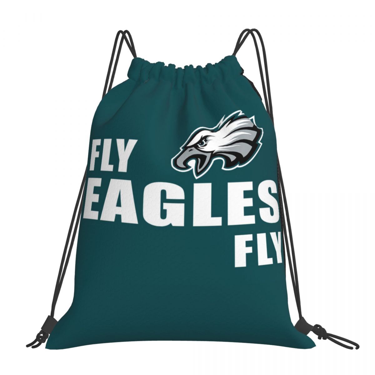 Philadelphia Eagles Fly Foldable Sports Gym Drawstring Bag