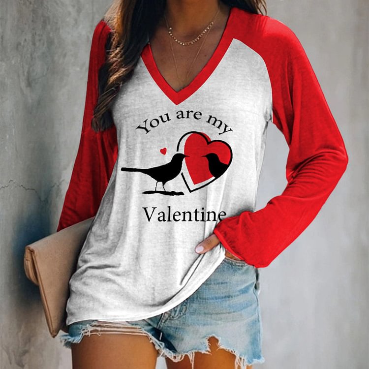 VChics Valentine'S Day You Are My Lovebirds T-Shirt