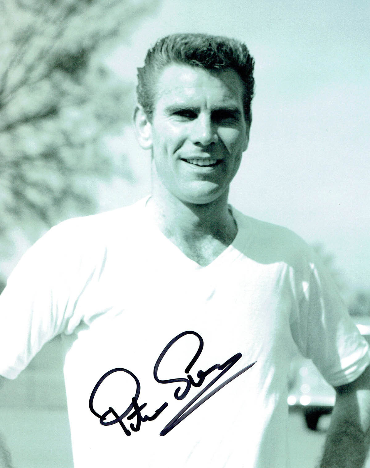 Peter SWAN Signed Autograph Sheffield Wednesday & England 10x8 Photo Poster painting C AFTAL COA