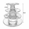 4/6 Tiers Macaron Display Stand Wedding Dessert Tower Rack for Afternoon Tea