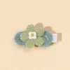Lovely Flower Bowknot Hair Pins for Baby Girls