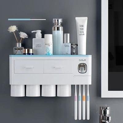 Hugoiio™ Integrated toothbrush holder（Make the messy sink surface clean and tidy in an instant）